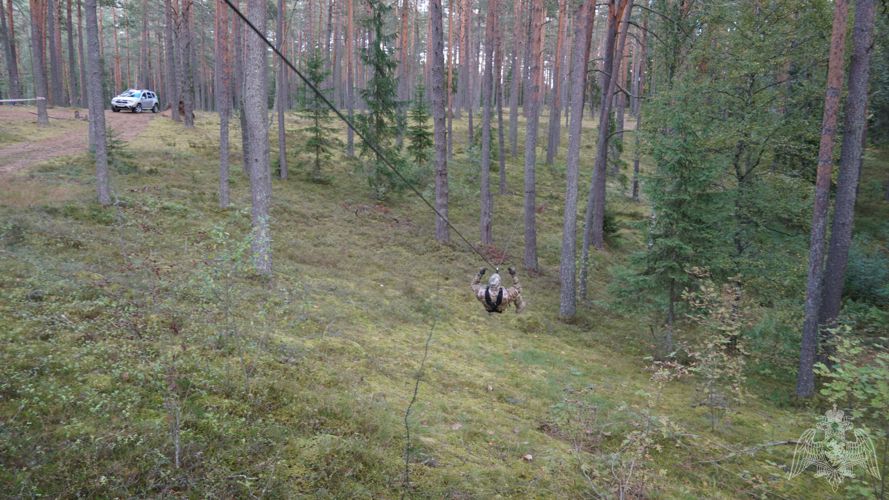 Псковский СОБР Росгвардии завершил полевой выход 