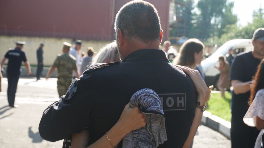 В Псковской области встретили росгвардейцев, вернувшихся из районов проведения специальной военной операции