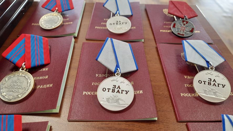 В Управлении Росгвардии по Псковской области прошли торжественные мероприятия, посвященные 30-летию образования СОБР «Гепард»