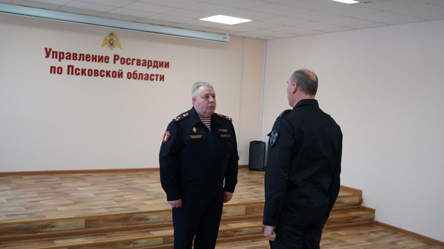В Управлении Росгвардии по Псковской области прошли торжественные мероприятия, посвященные 30-летию образования СОБР «Гепард»