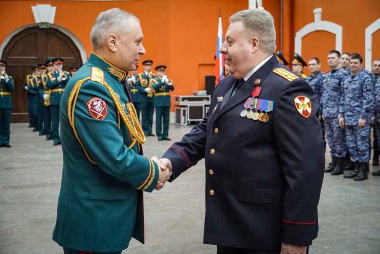 Псковских росгварейцев наградили государственными наградили государственными наградами