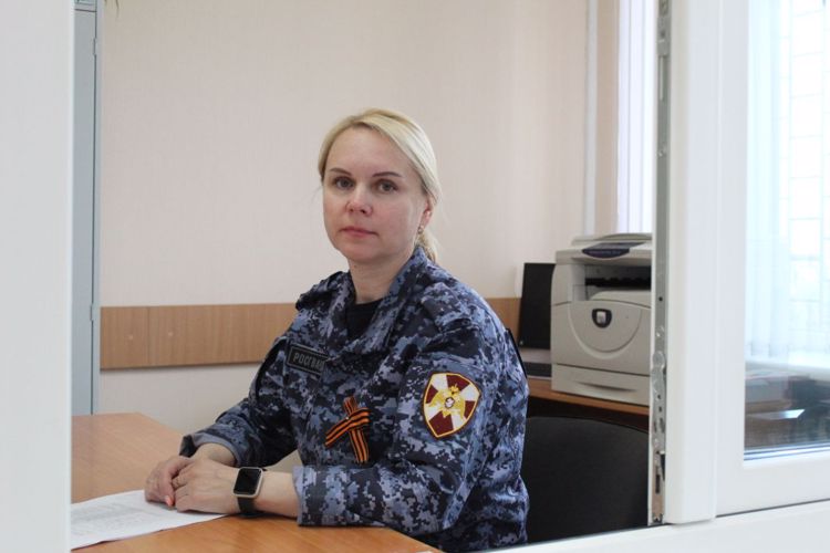 Всероссийскую акцию «Георгиевская ленточка» поддержали псковские росгвардейцы
