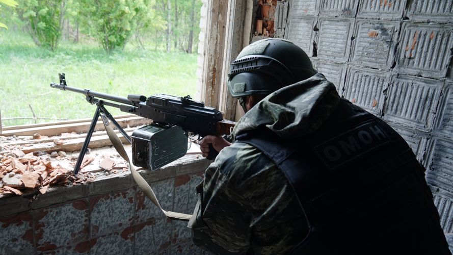 Завершился полевой выход сотрудников спецподразделений псковской Росгвардии