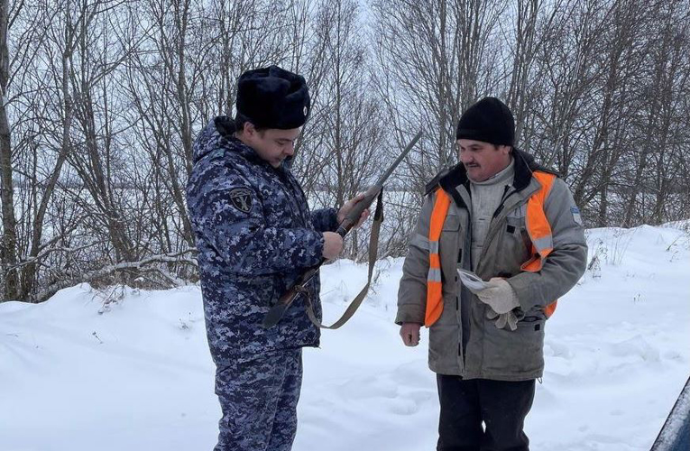 Сотрудники Росгвардии провели оперативно-профилактическое мероприятие «Охота»