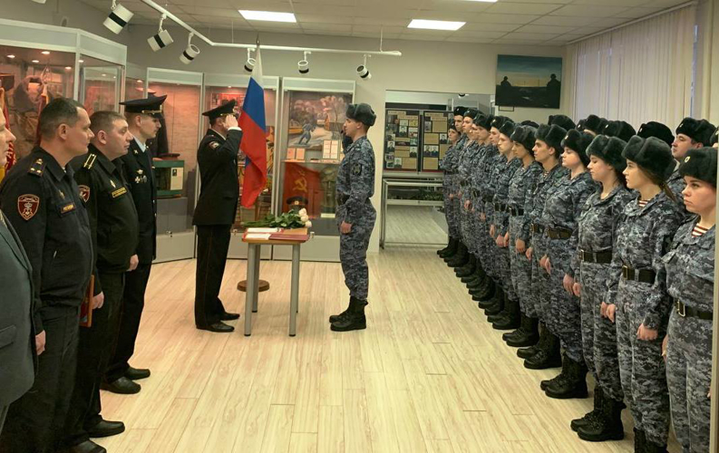 В Пскове росгвардейцы присягнули на верность Родине