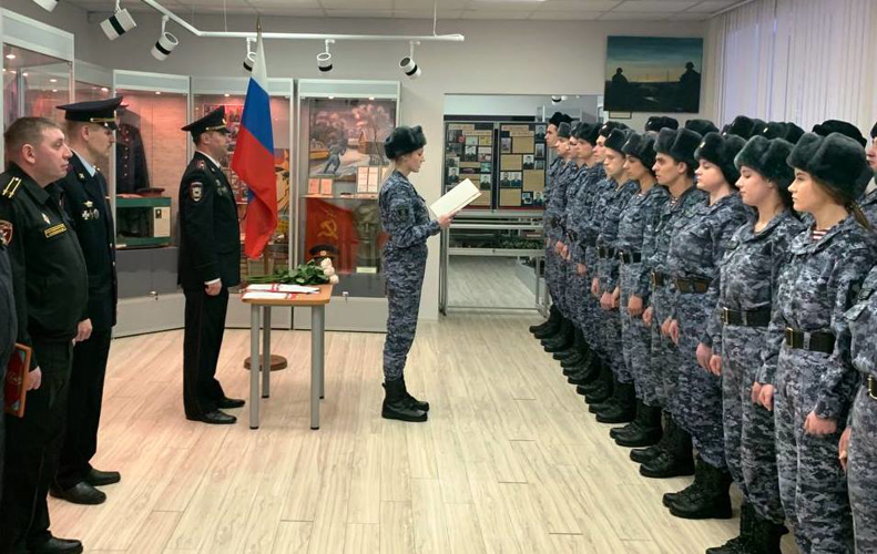 В Пскове росгвардейцы присягнули на верность Родине