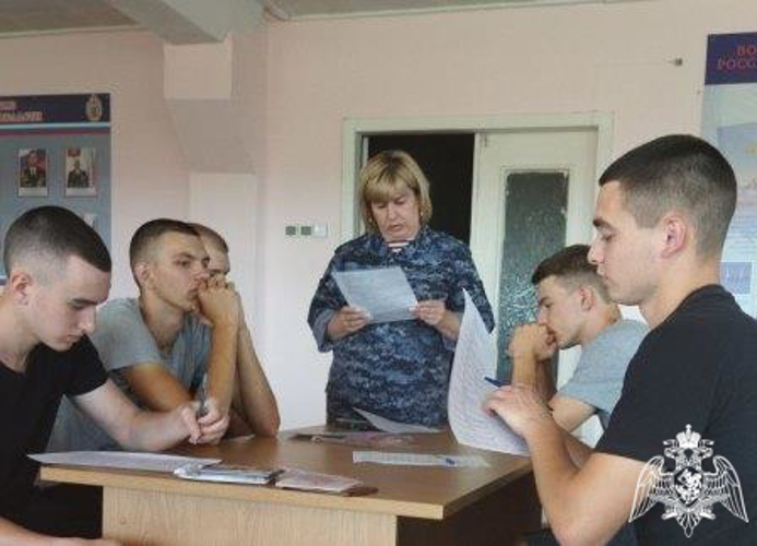 Призывники из Псковской области пополняют ряды войск национальной гвардии Российской Федерации