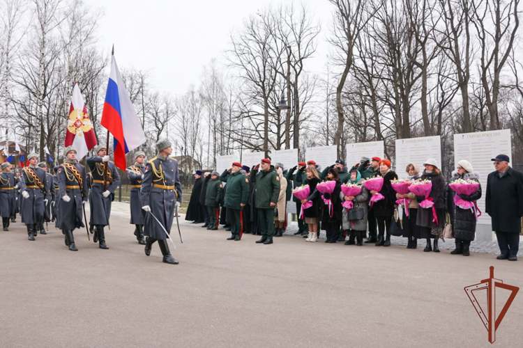 Аллея Героев открыта на территории главного храма Росгвардии