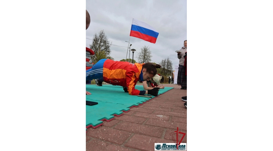 В Пскове Росгвардейцы приняли участие в «Пасхальном спортивном  фестивале»