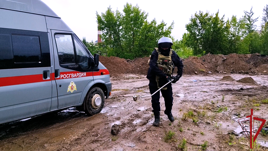 В Пскове взрывотехники Росгвардии обезвредили боеприпас времён Великой Отечественной войны