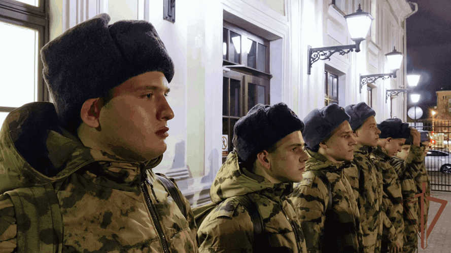 Призывники из Псковской области отправились на службу в Росгвардию
