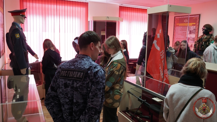 В региональном управлении Росгвардии проходят патриотические мероприятия для молодежи