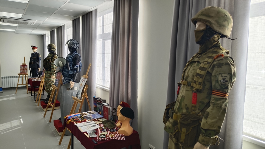 В Пскове открылась экспозиция, посвящённая истории Росгвардии