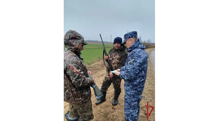 Росгвардейцы провели профилактическое мероприятие «Охота» в Псковской области
