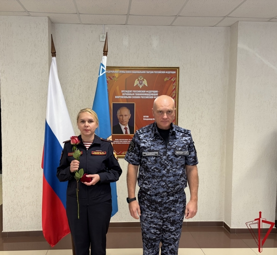 В Управление Росгвардии по Псковской области прошло торжественное собрание